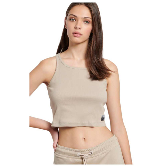 Bodytalk Γυναικεία αμάνικη μπλούζα Crop Top